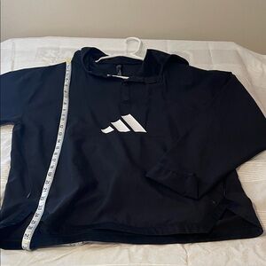 Adidas Black Long Sleeve Top with Logo